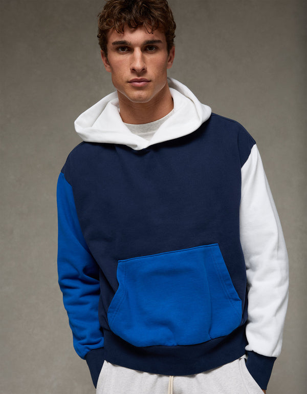 Buzo con capucha  Ae - Azul