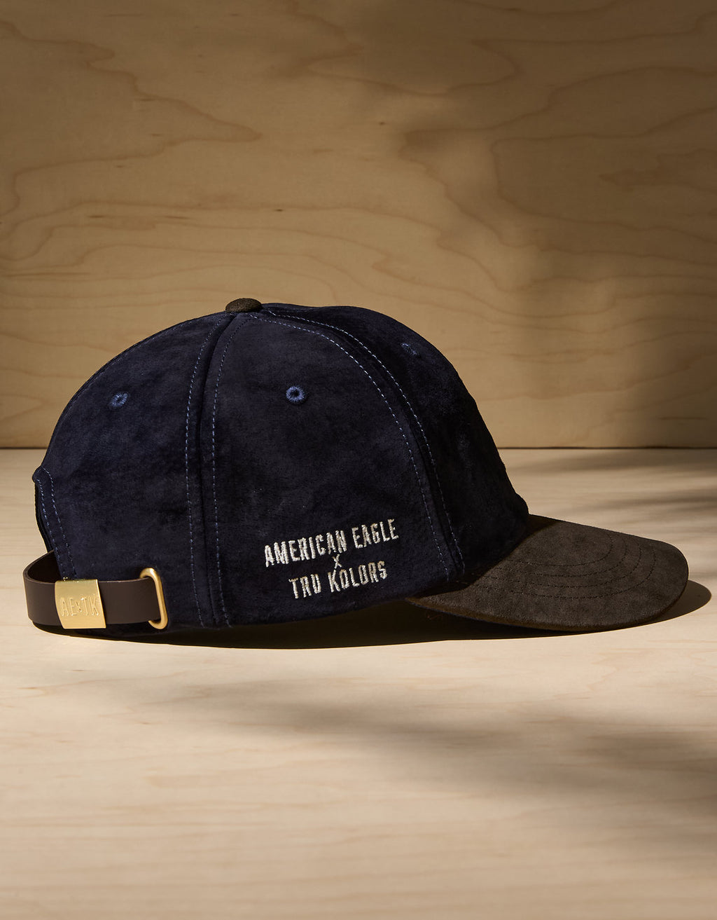 Gorra de béisbol de gamuza Ae x tru Kolors - Azul 0221_8483_410_b