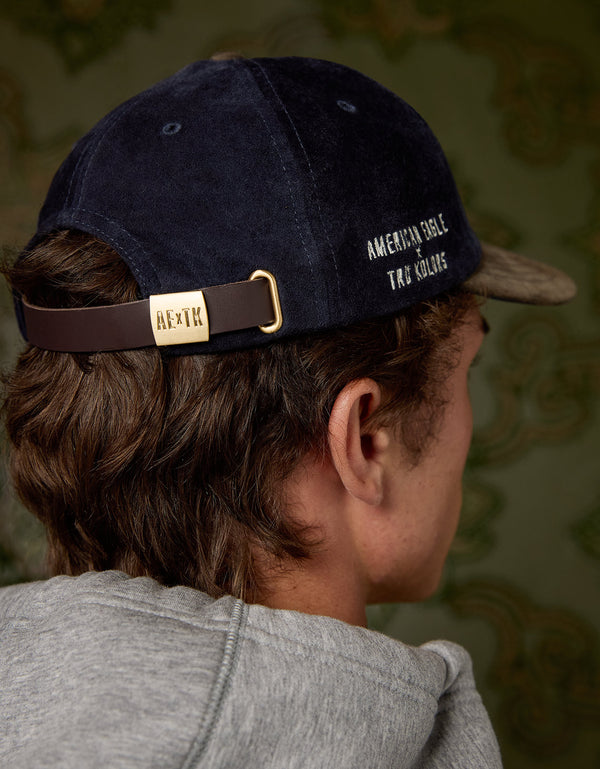 Gorra de béisbol de gamuza Ae x tru Kolors - Azul
