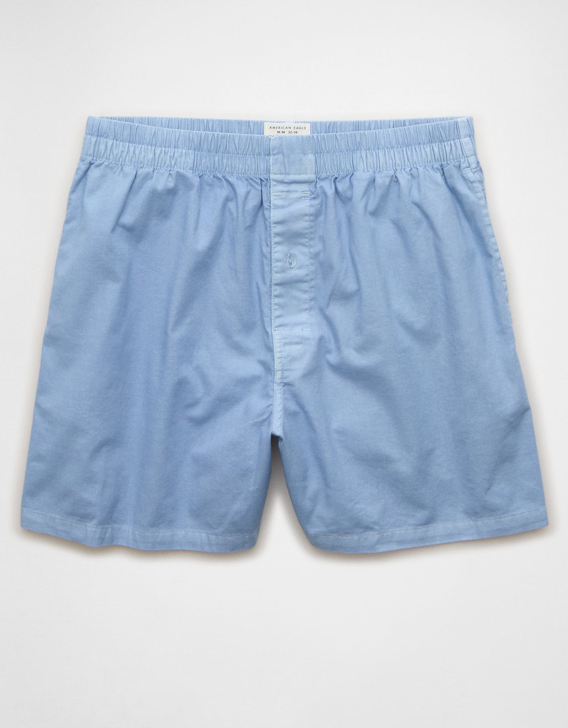 Boxer clásico de popelina con bolsillo para hombre Aeo - Azul 0231_4355_409_f
