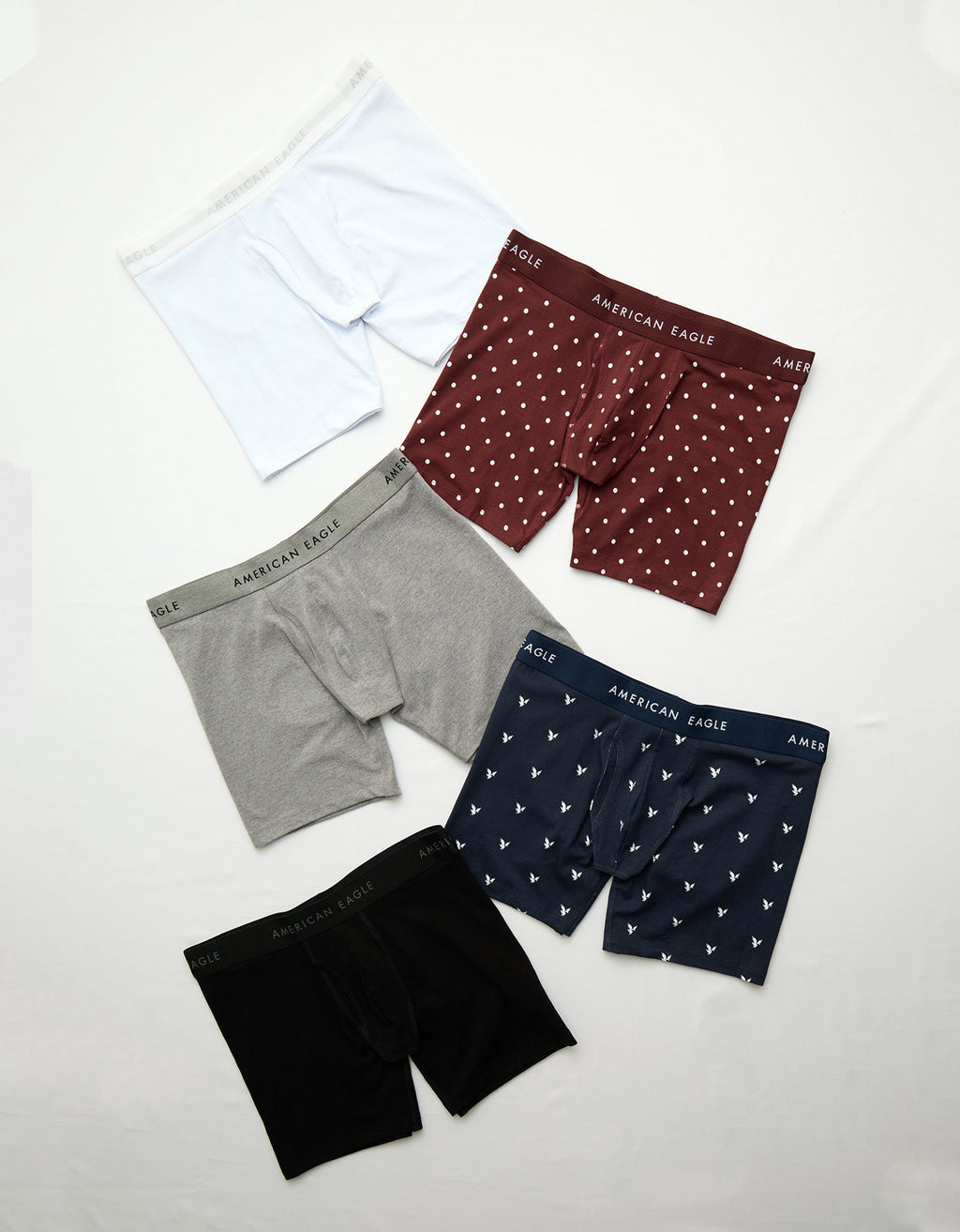 Aeo Solid 6 Boxer Clásico Paquete de 5 - Multicolor 0235_4302_900_f