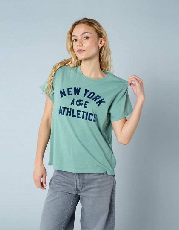 Camiseta Gráfica de Marca Ae - Generico