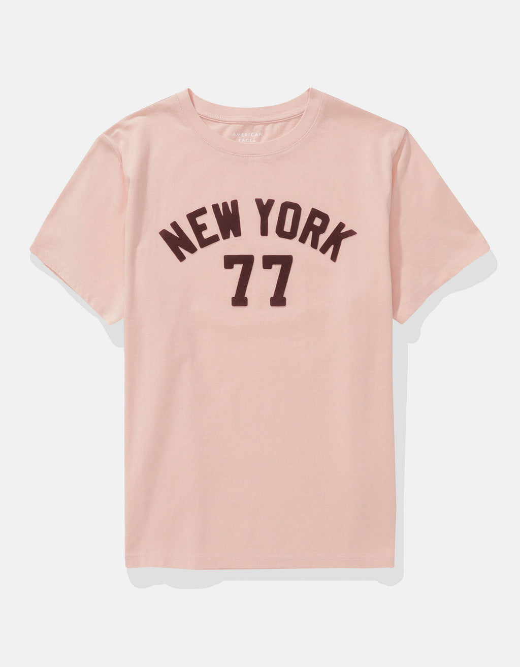 Camiseta Gráfica de Marca Ae - Rosa 0300_1040_610_f