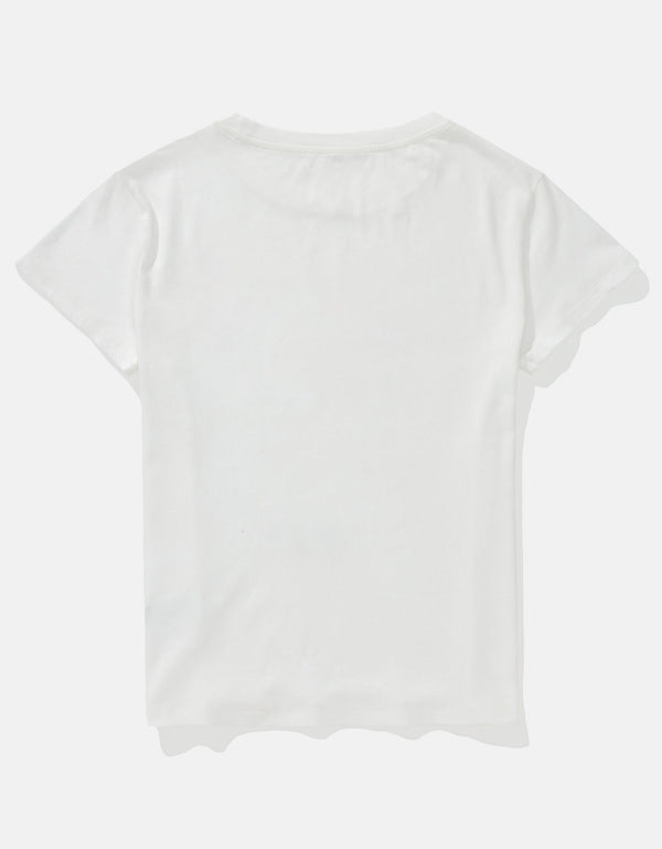 Camiseta Gráfica de Marca Ae - Blanco