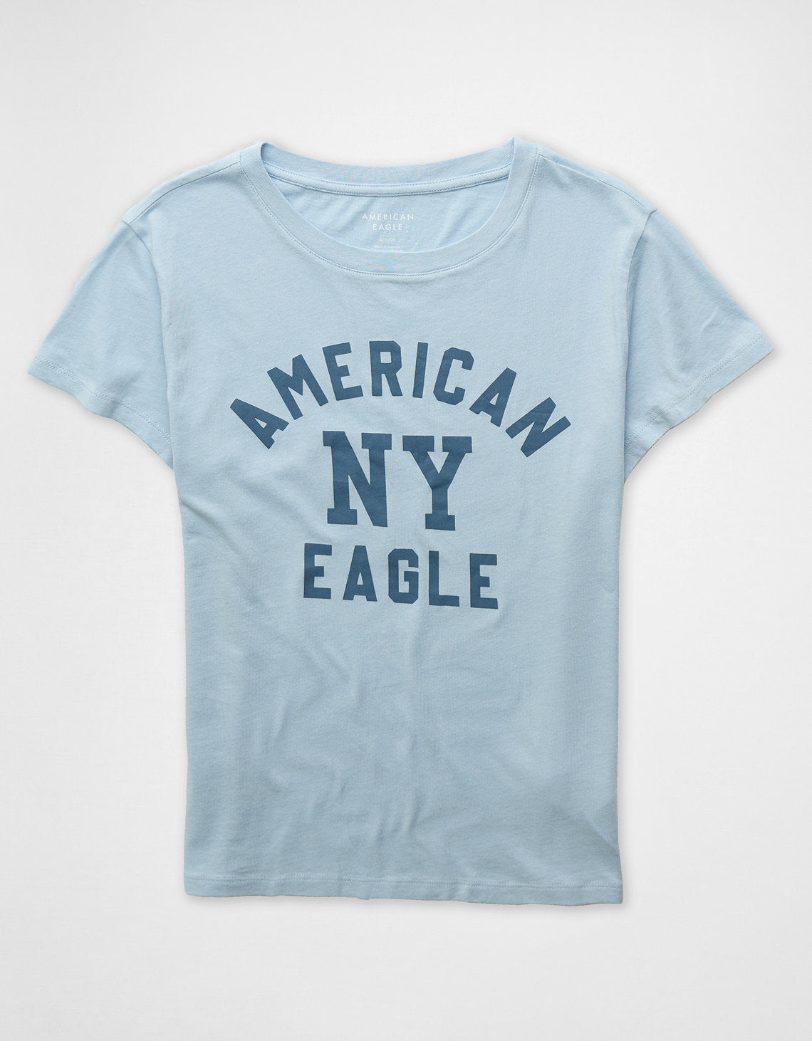 Camiseta Gráfica de Marca Ae - Azul 0300_1150_401_f
