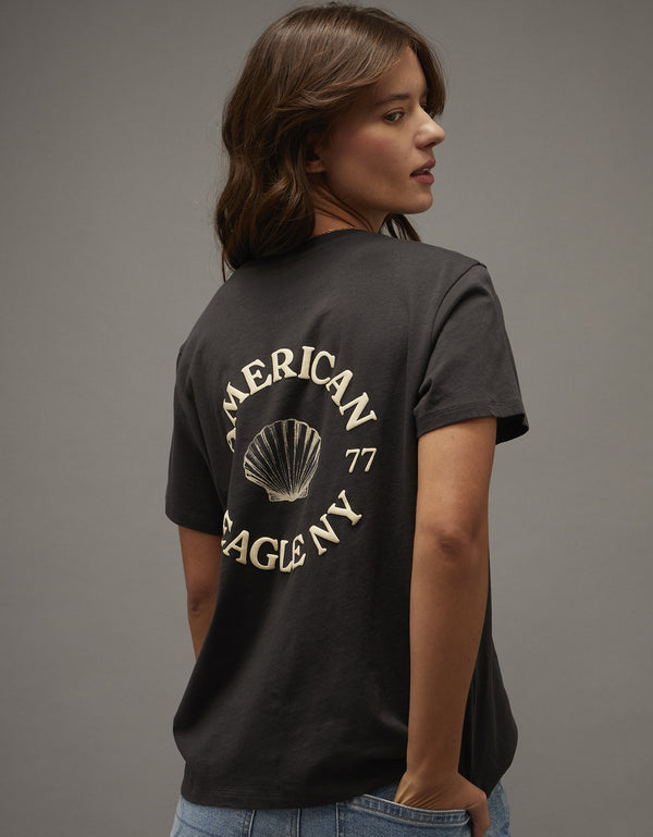 Camiseta de Lujo Cotidiano AE - Negro