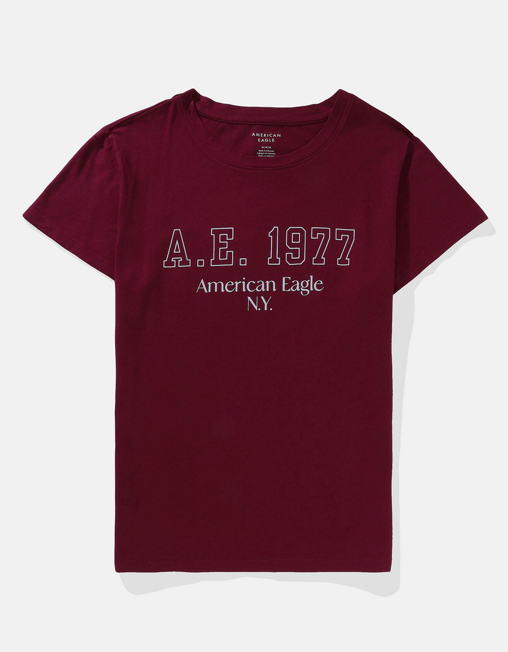 Camiseta AE gráfica con corte ajustado - Rojo 0300_9119_600_f
