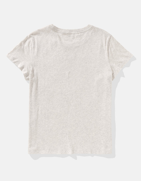 Camiseta AE con estampado manga corta de mujer - Gris