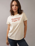 Camiseta AE con estampado manga corta de mujer - Generico 0300_9593_106_of