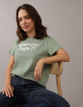 Camiseta AE con estampado manga corta de mujer - Generico 0300_9593_341_of