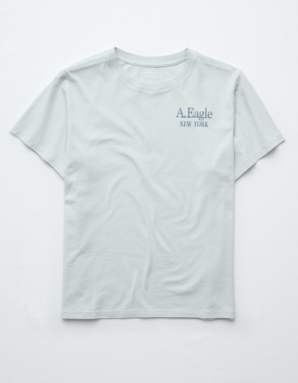 Camiseta con gráfico de mujer AE - Azul 0300_9931_401_f