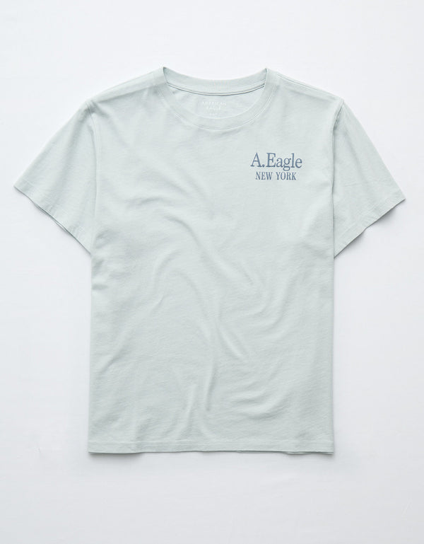 Camiseta con gráfico de mujer AE - Azul