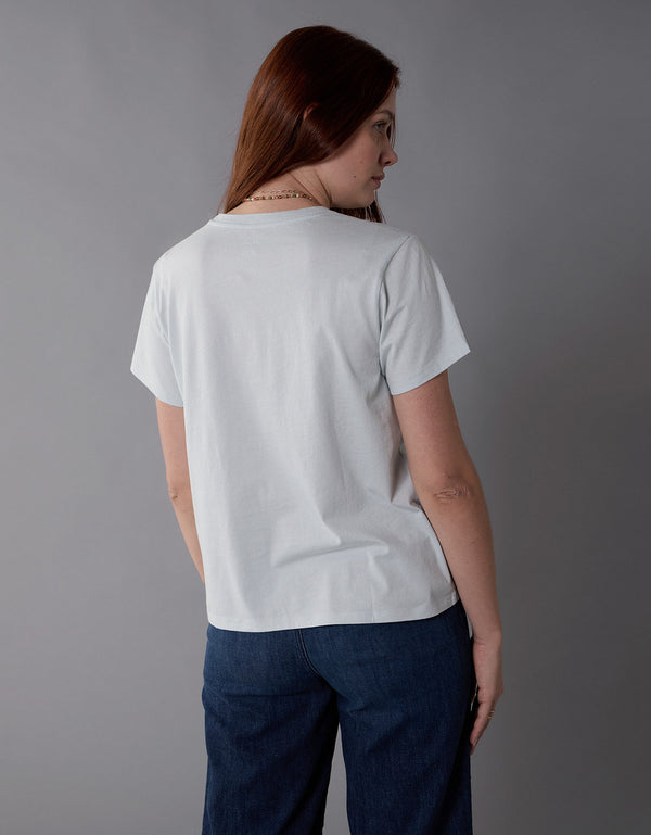 Camiseta con gráfico de mujer AE - Azul