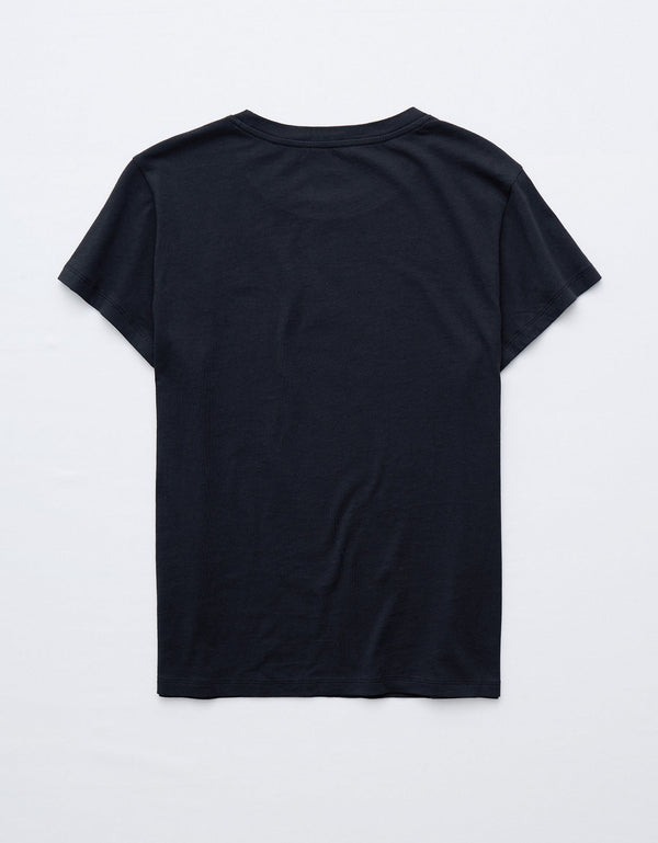 Camiseta con gráfico de mujer AE - Negro