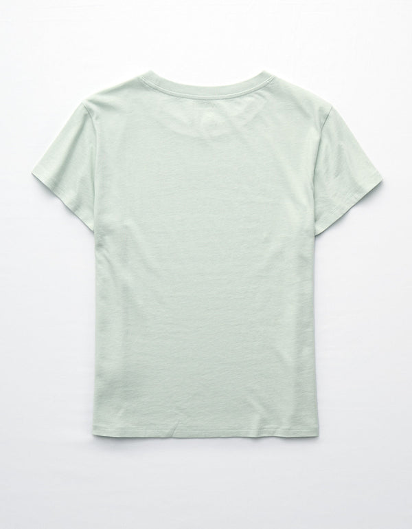 Camiseta con gráfico de mujer AE - Verde