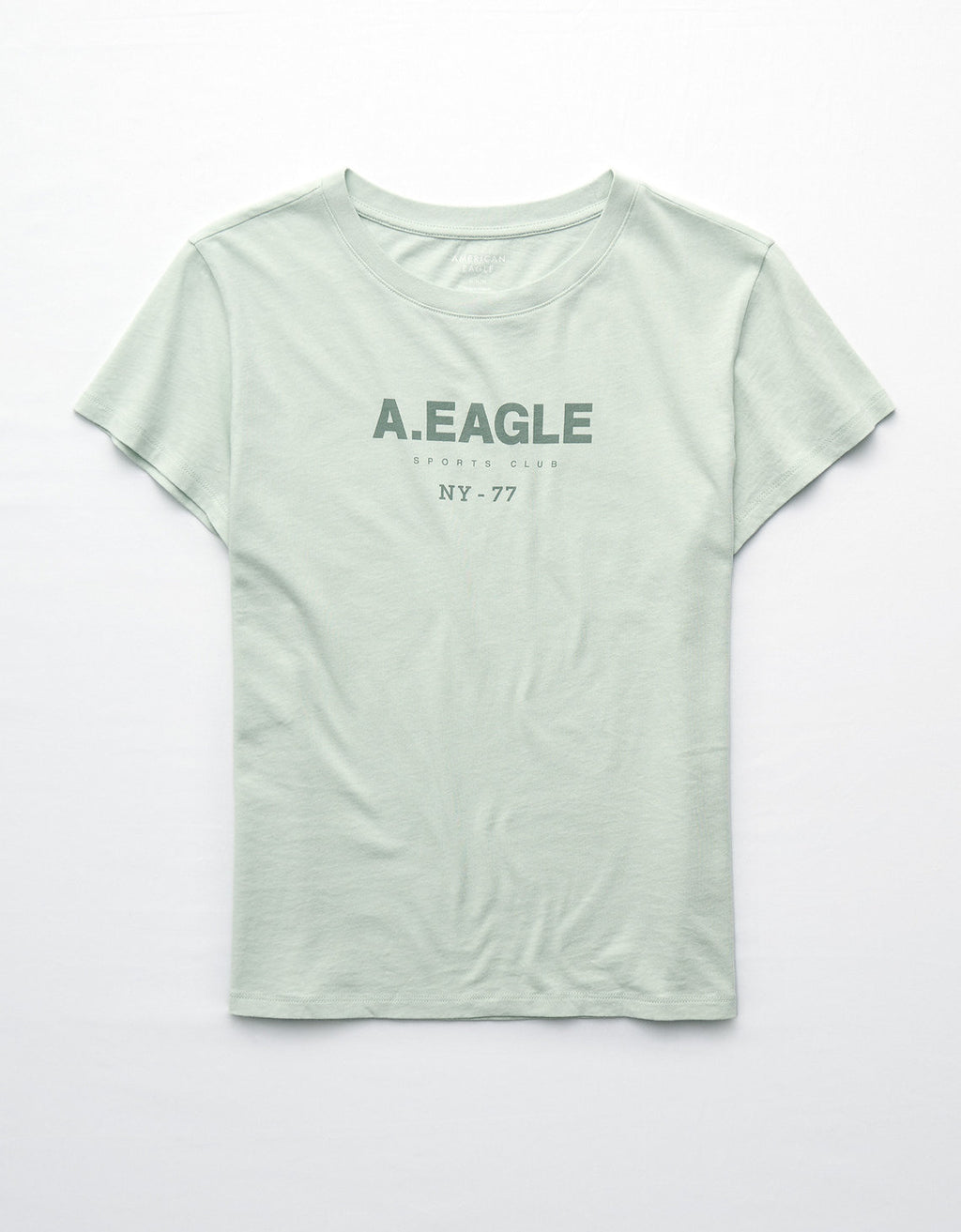 Camiseta con gráfico de mujer AE - Verde 0300_9932_300_f