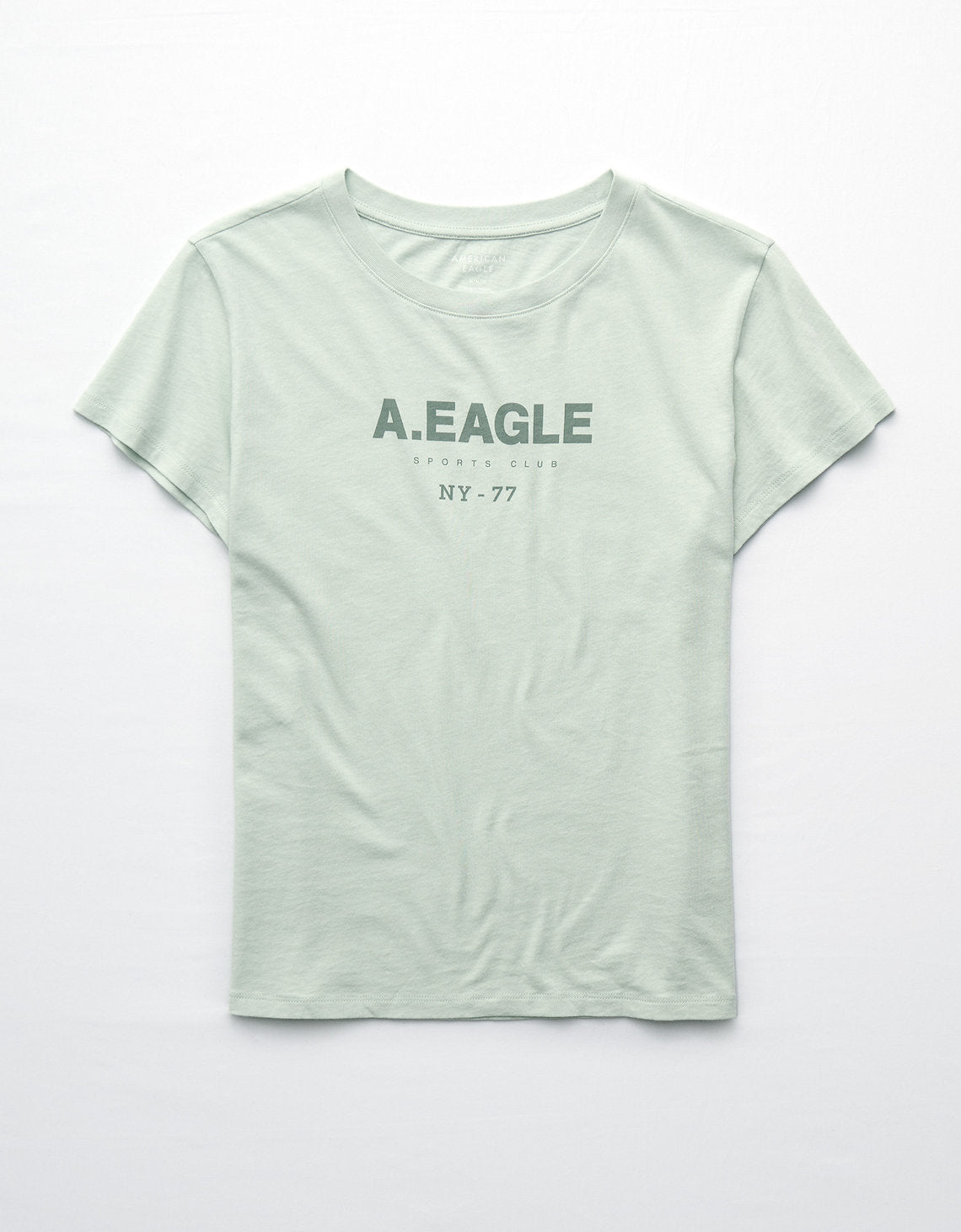 Camiseta con gráfico de mujer AE - Verde 0300_9932_300_f
