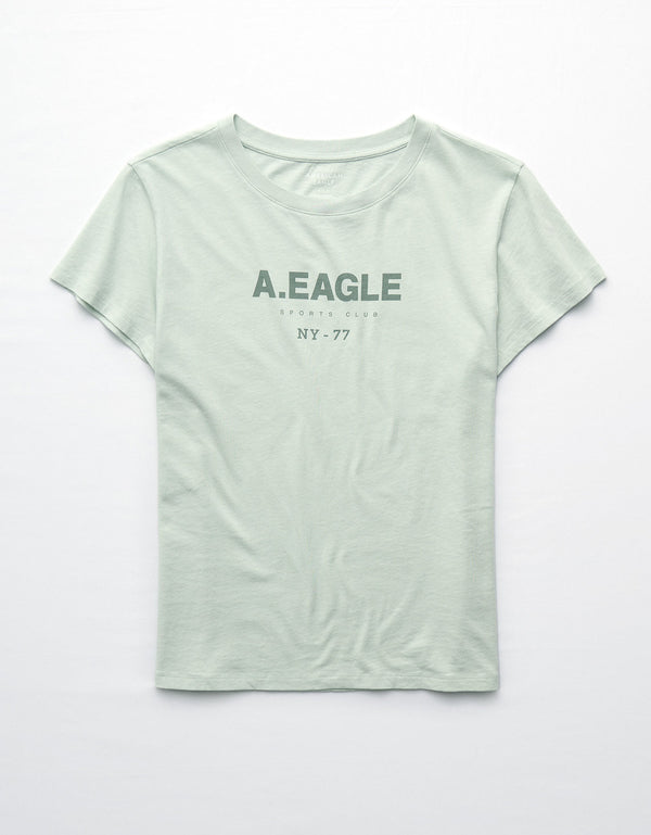 Camiseta con gráfico de mujer AE - Verde