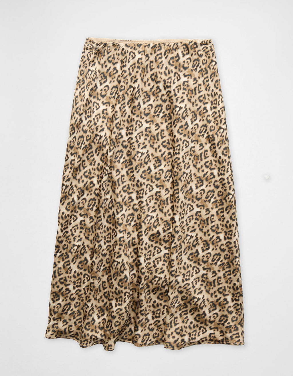 Falda Midi de Satin Tiro Alto Ae - Multicolor 0312_4976_900_f