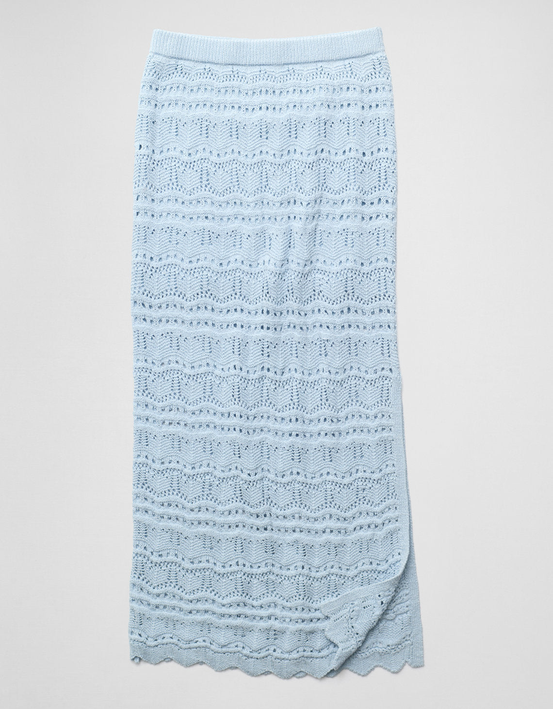 Falda Maxi de Crochet de Tiro Medio Ae Sunchaser - Azul 0312_5470_404_f