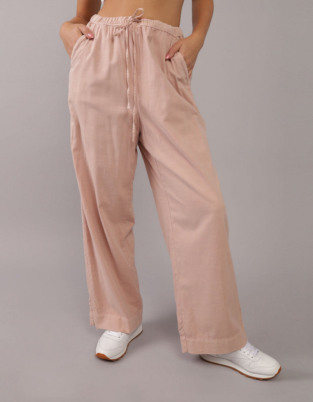 Pantalón Ae tiro algo - Rosa 0316_5219_615_of