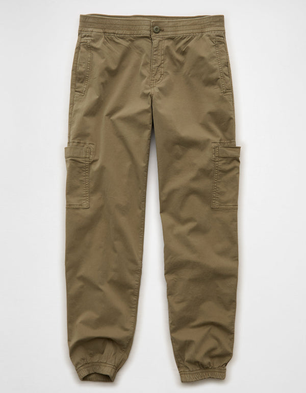 Jogger Baggy de Tiro Alto Ae - Dorado