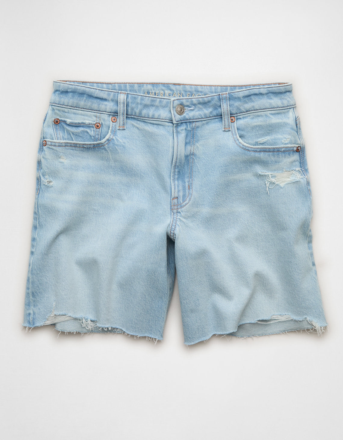 "Jort Baggy de Tiro Bajo y Corte Amplio 8" - Azul 0331_8678_433_f