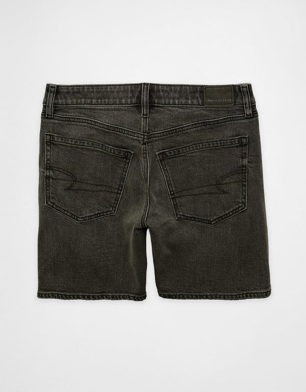 Ae 8 Dreamy Drape Stretch Jort Baggy de Tiro Bajo - Negro