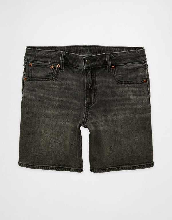 Ae 8 Dreamy Drape Stretch Jort Baggy de Tiro Bajo - Negro