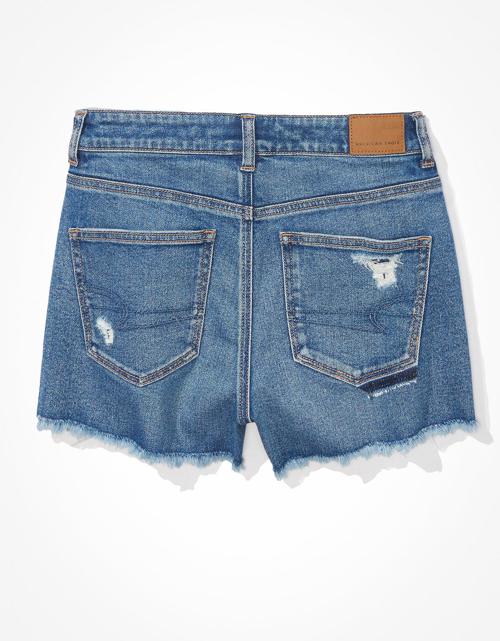 Mom Shorts Ae en Denim con Stretch - Azul 0338_6976_947_b