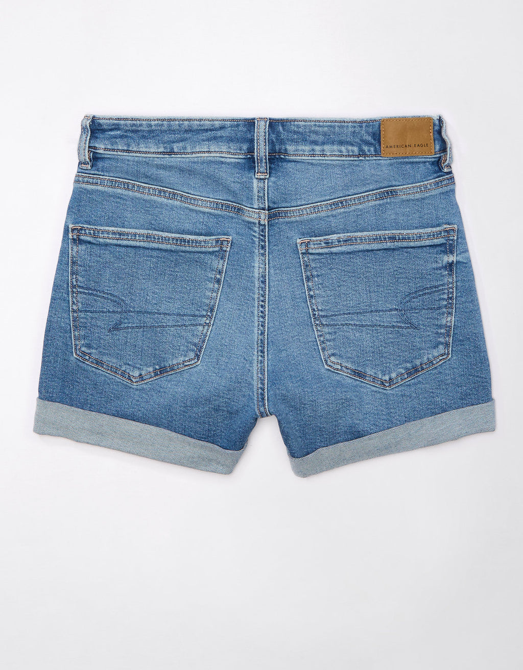 Short Denim Mom con Stretch Mujer AE - Azul 0338_7722_471_b