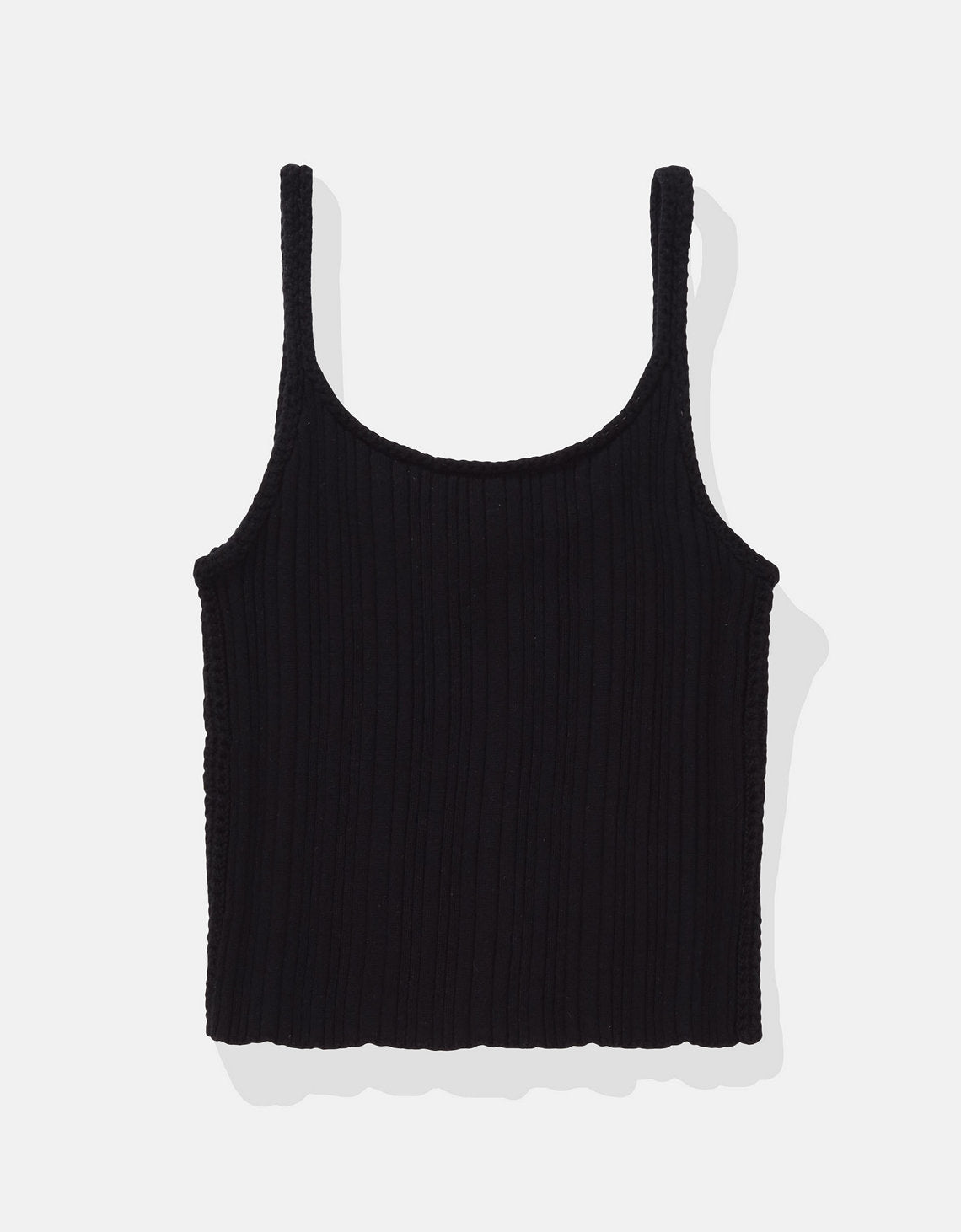 Top corto de crochet ae - Negro 0341_1470_064_b