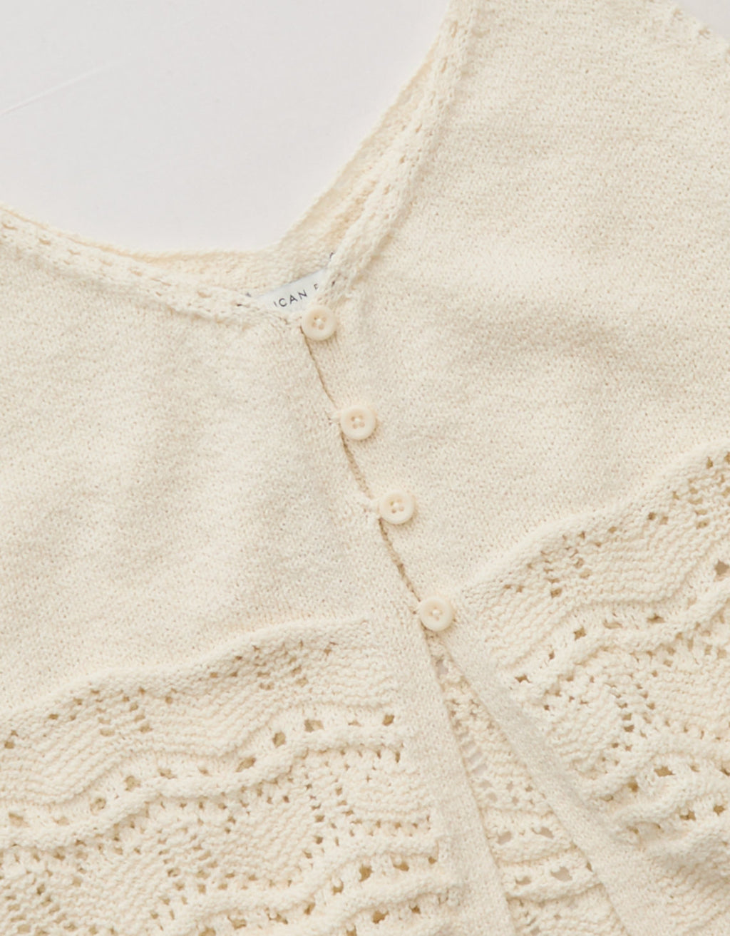 Camiseta sin mangas con botones y vuelo - Beige 0341_1773_106_d1
