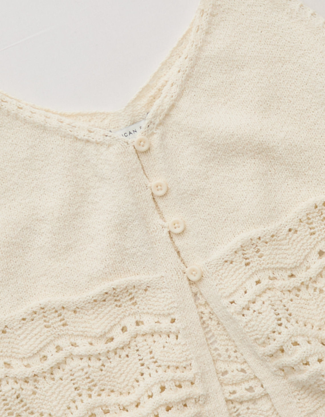 Camiseta sin mangas con botones y vuelo - Beige 0341_1773_106_d1