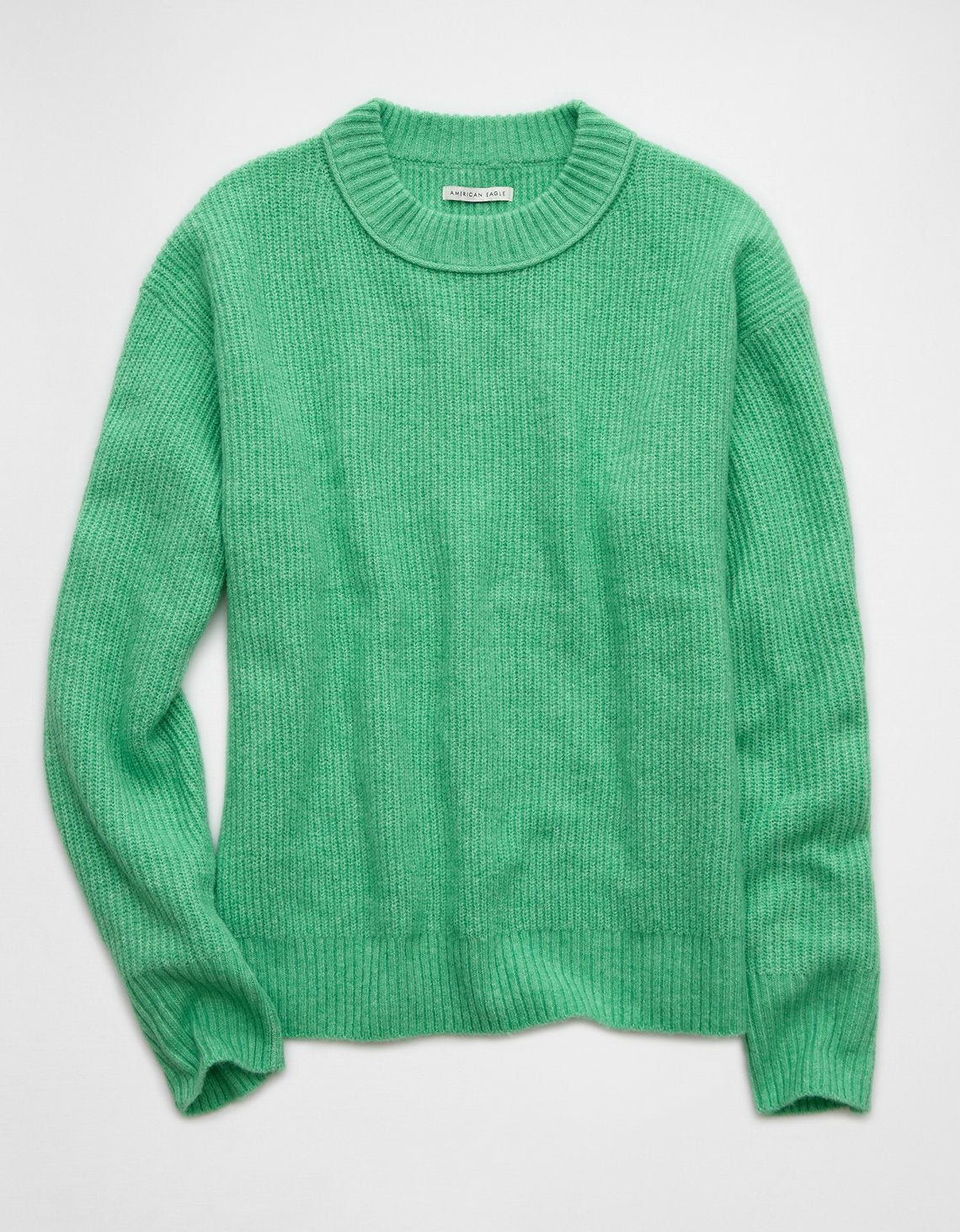 Suéter cuello redondo Manga Larga Mujer AE - Verde 0348_1370_307_f