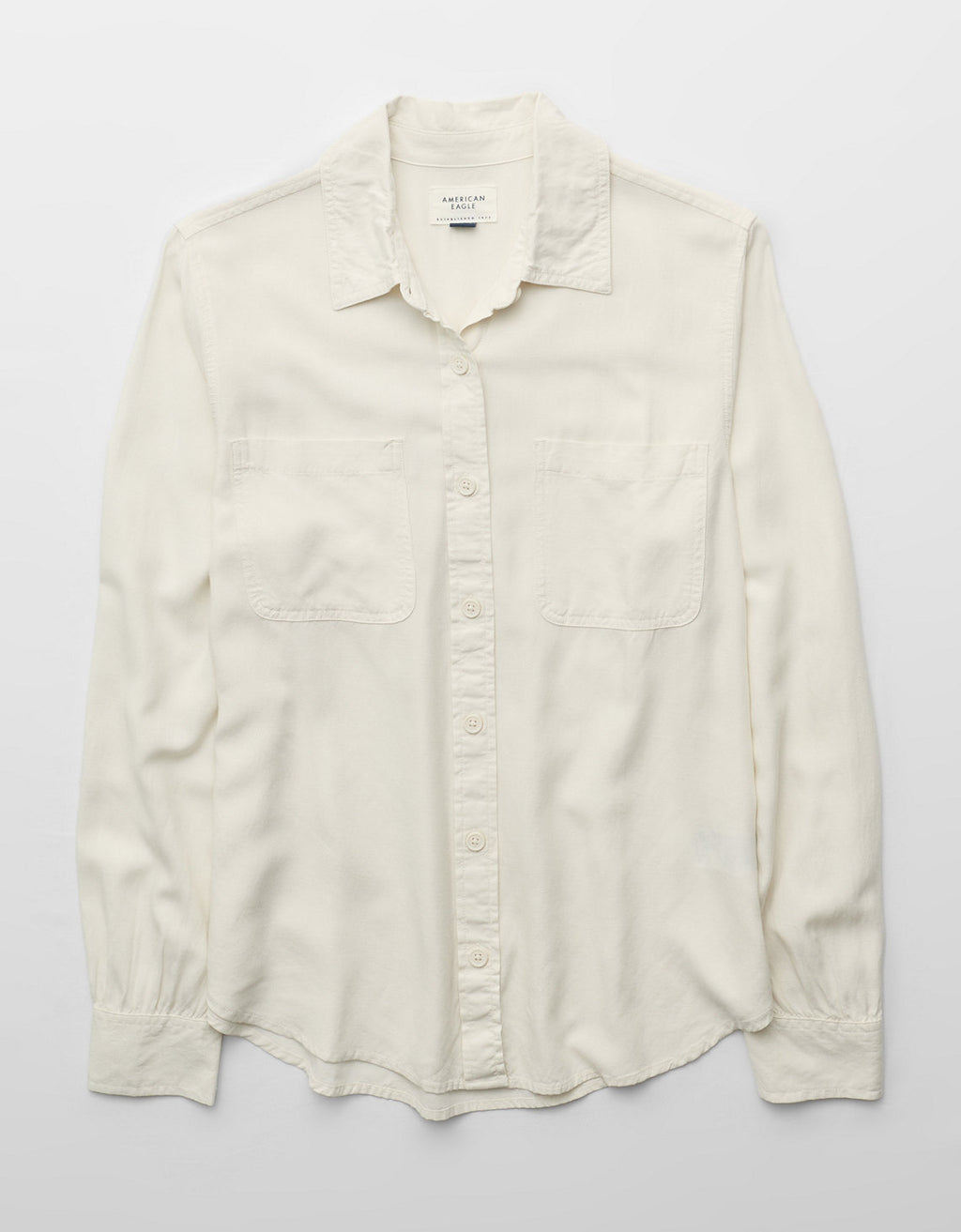 Camisa abotonada Ae Bestie - Blanco 0350_7117_131_f