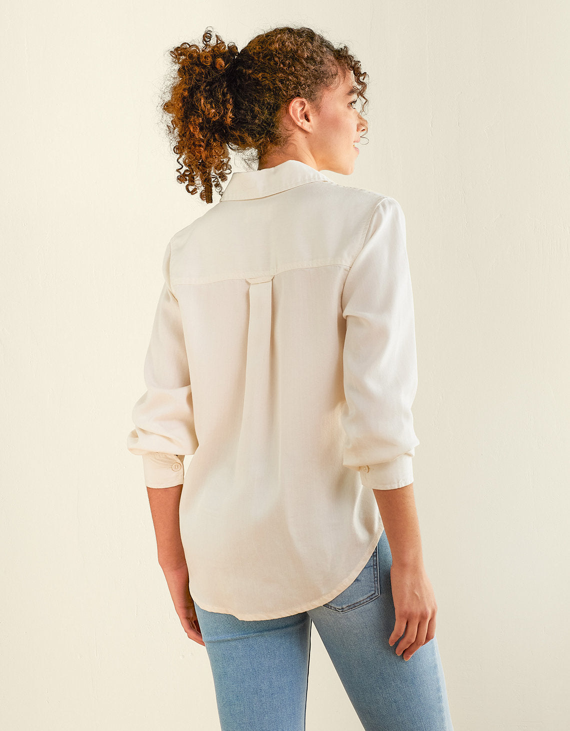 Camisa abotonada Ae Bestie - Blanco 0350_7117_131_ob