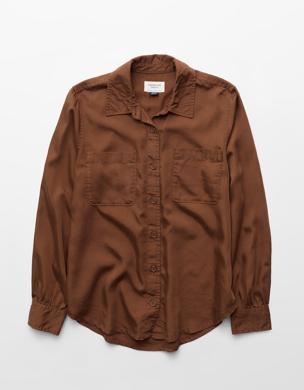 Camisa abotonada Ae Bestie - Café 0350_7117_215_f