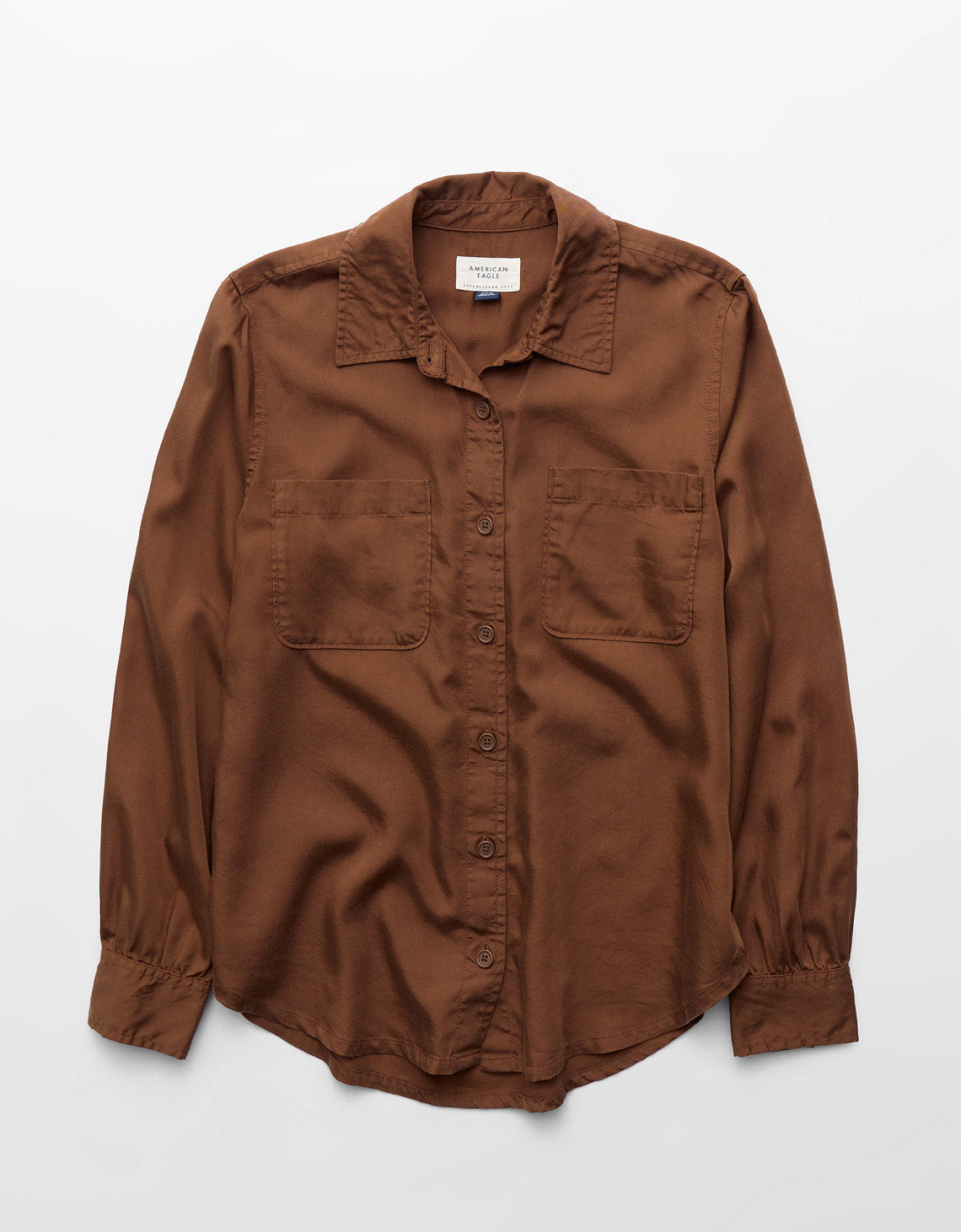 Camisa abotonada Ae Bestie - Café 0350_7117_215_f