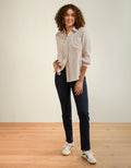 Camisa abotonada Ae Bestie - Beige 0350_7128_106_of