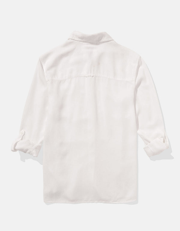 Camisa Manga Larga Mujer AE - Blanco