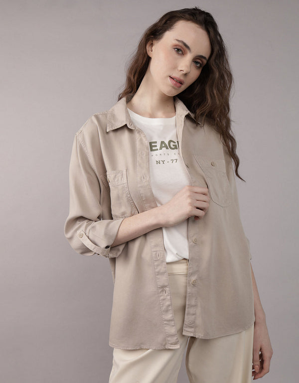 Camisa Manga Larga Mujer AE - Generico