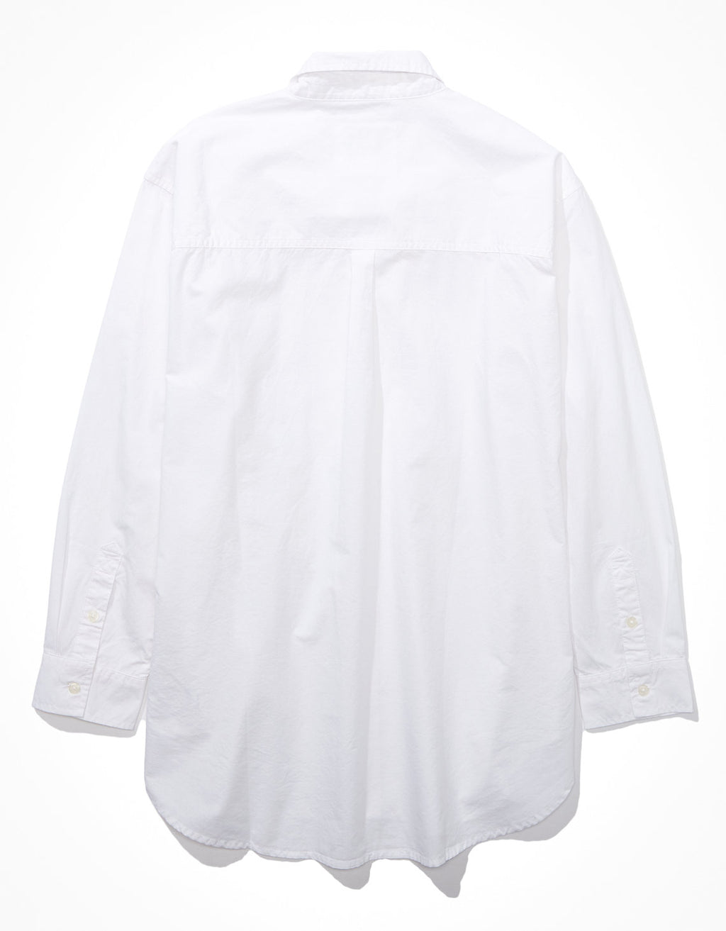 Camisa Oxford AE oversized de botones - Blanco 0355_4673_100_b