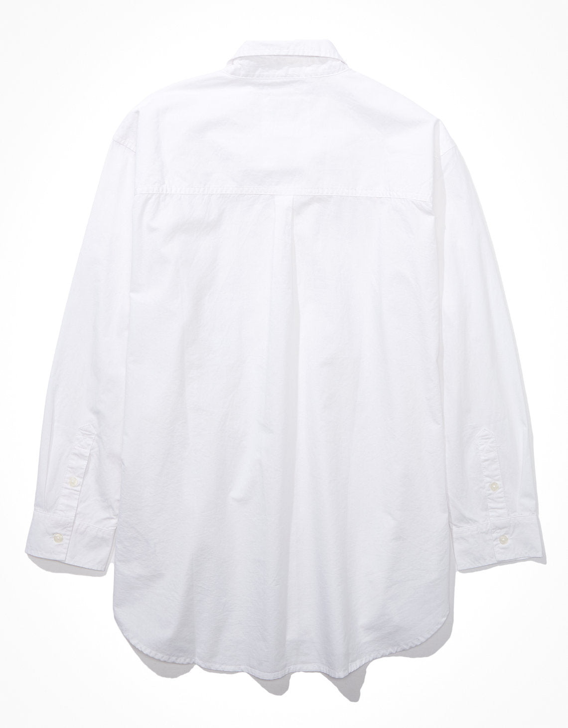 Camisa Oxford AE oversized de botones - Blanco 0355_4673_100_b