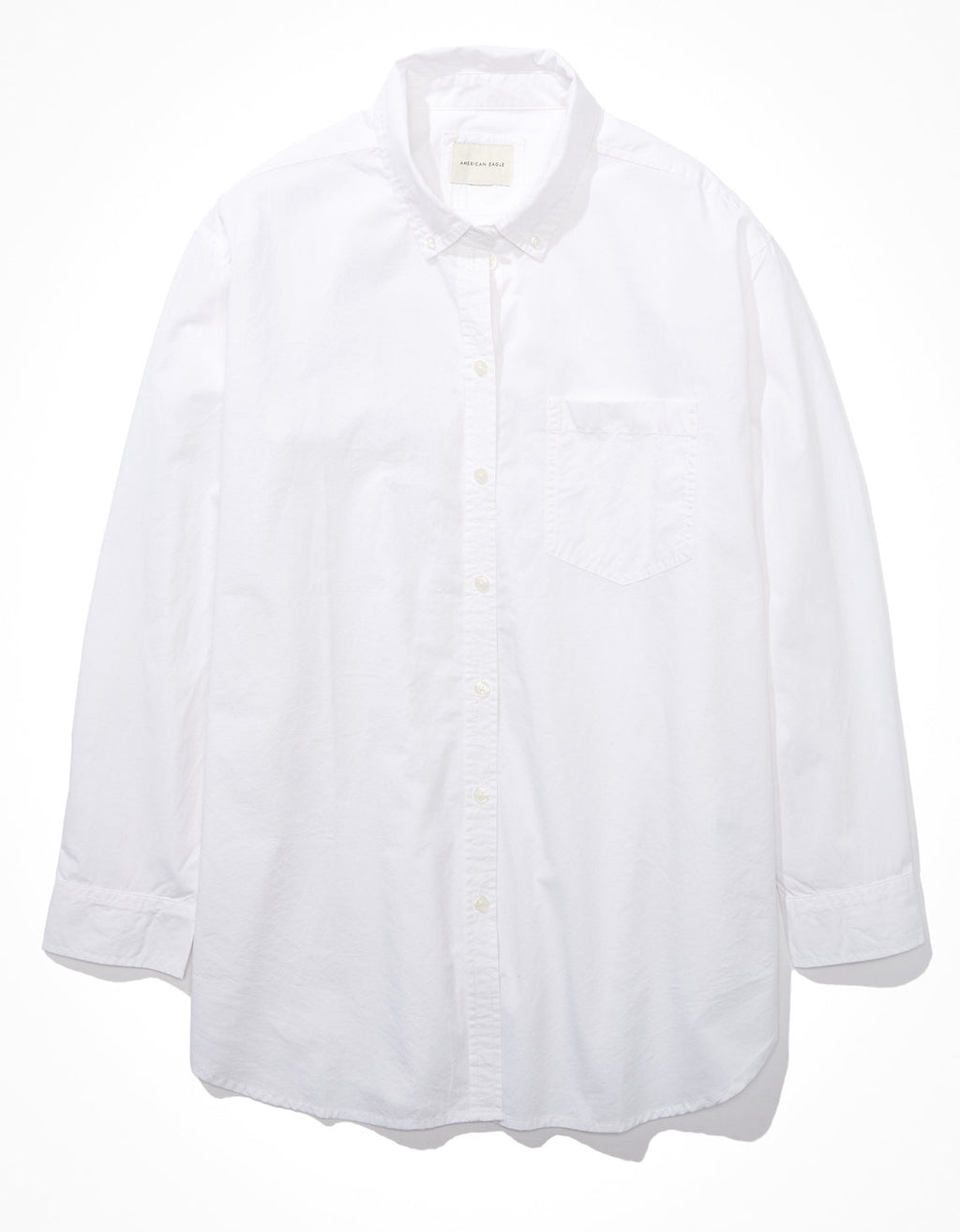 Camisa Oxford AE oversized de botones - Blanco 0355_4673_100_f