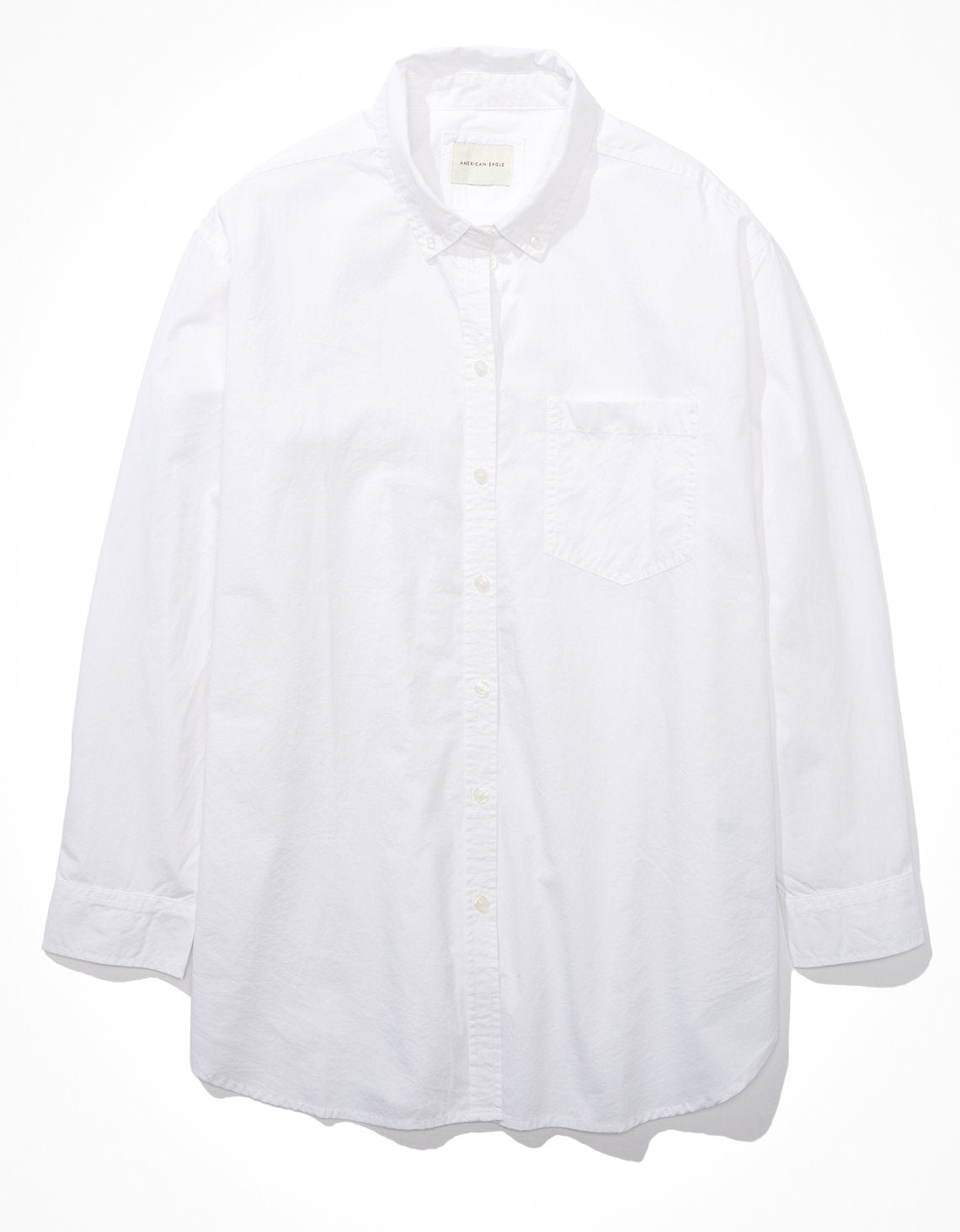 Camisa Oxford AE oversized de botones - Blanco 0355_4673_100_f