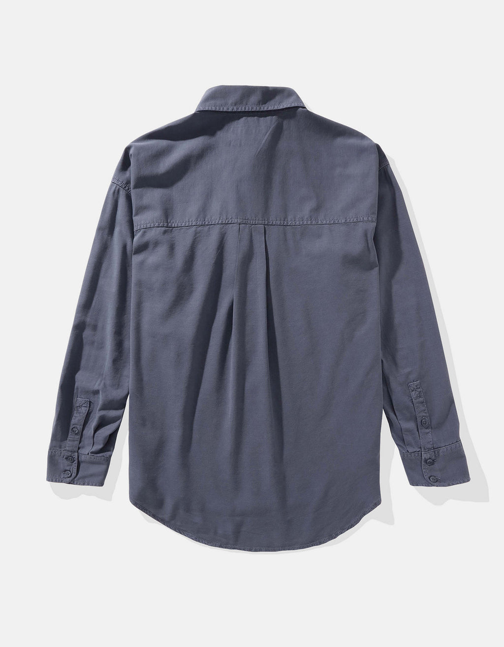 Camisa AE con botones manga larga de Mujer - Azul 0355_5556_410_b