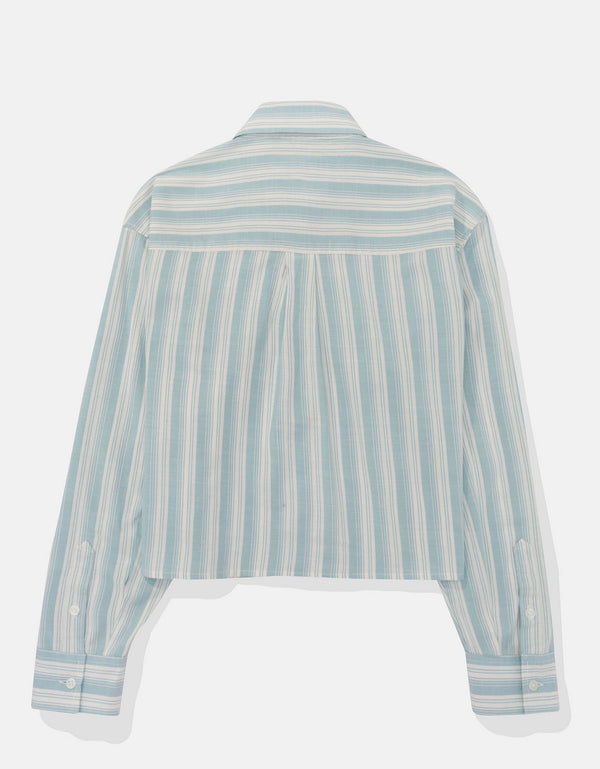Camisa manga larga Ae con botones - Verde
