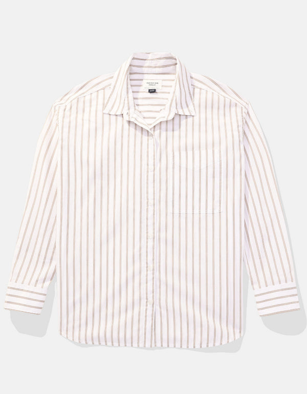Camisa AE manga larga con bolsillo para mujer - Generico