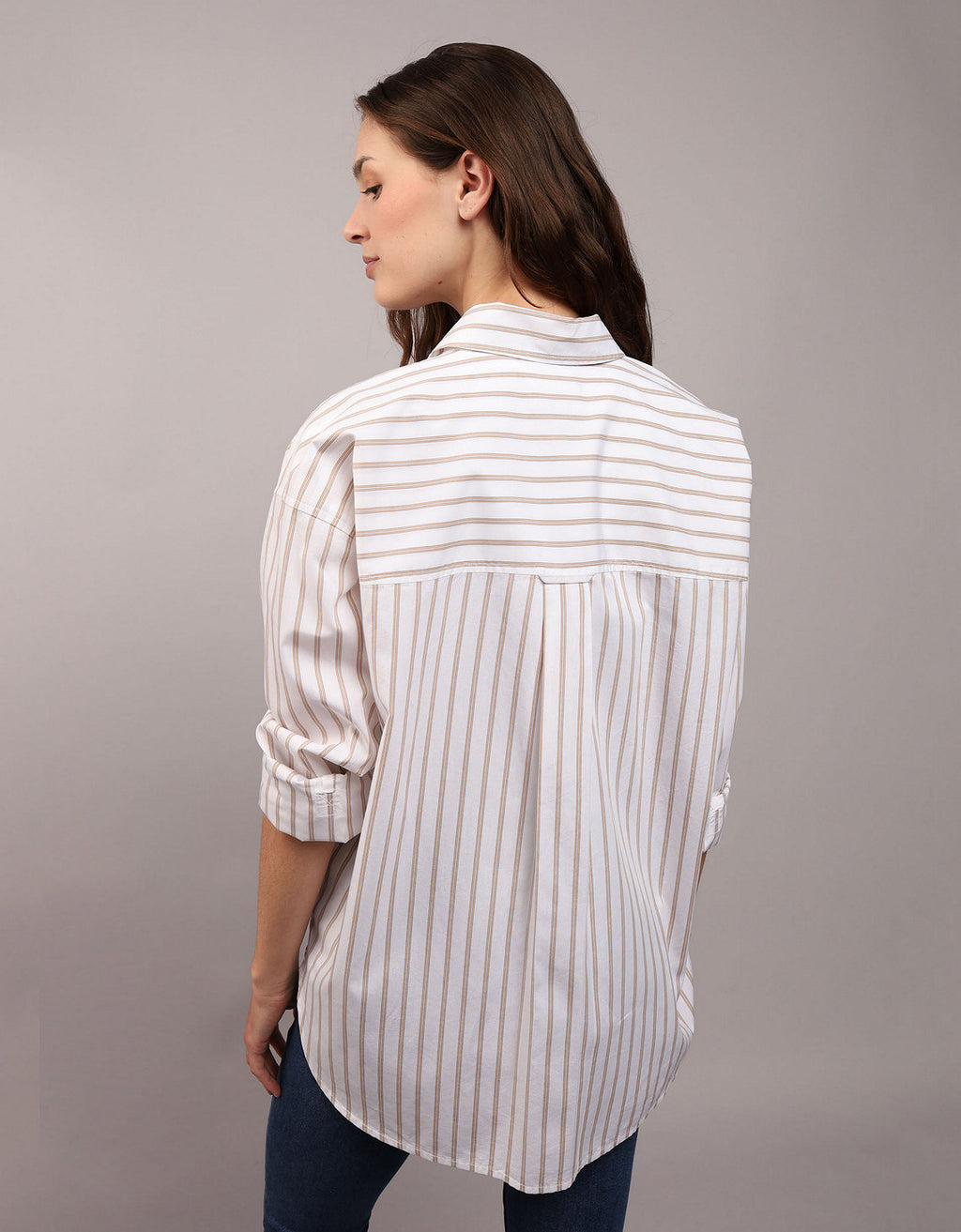 Camisa AE manga larga con bolsillo para mujer - Generico 0355_5732_207_ob